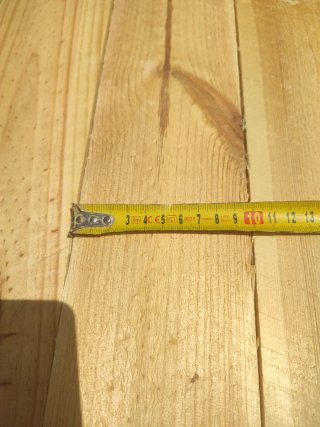 Tablas 1.10m-1.35m x 10cm x 1.9cm 10 unidades 6.5€