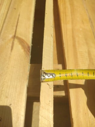 Tablas 1.10m-1.35m x 10cm x 1.9cm 10 unidades 6.5€