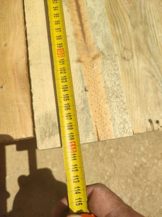 Tablas 1.10m-1.35m x 10cm x 1.9cm 10 unidades 6.5€
