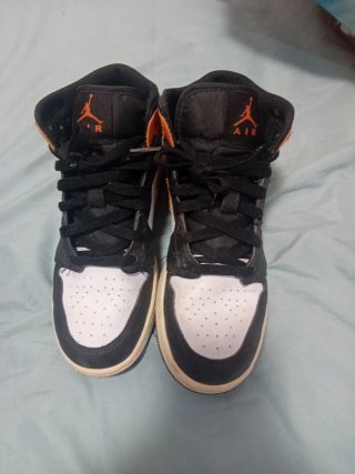 Nike Air Jordan 1 Naranja Blanco