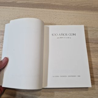 Libro 100 Años con Mariscal blanco