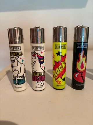 Set 4 Accendini Clipper