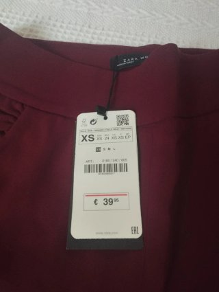 Conjunto Zara Pantalón y Blusa Dutti Talla XS
