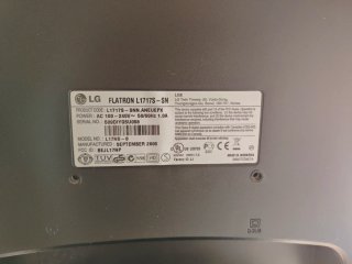 LG Flatron L1717S-SN Monitor