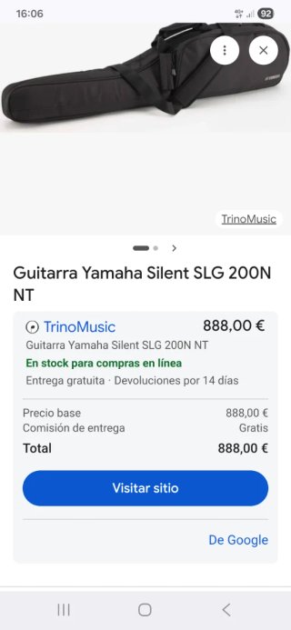 Guitarra Silent Yamaha SLG200N