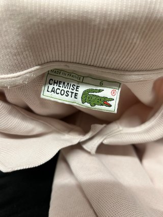 Lacoste Y2K Polo Shirt Pink Retro Classic Style