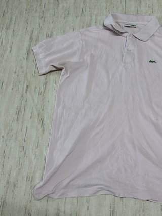 Lacoste Y2K Polo Shirt Pink Retro Classic Style