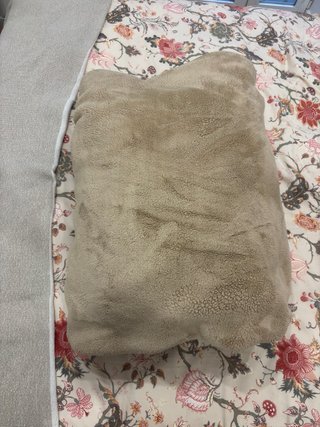 Manta polar matrimonial beige- Zara Home