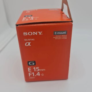 Objetivo Sony E 15mm F1.4 G