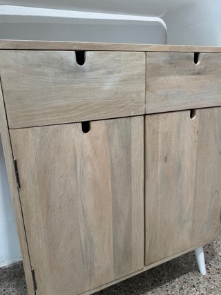 Mueble Auxiliar Bambú y Madera.