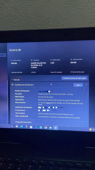 Dell Workstation 7520 Laptop
