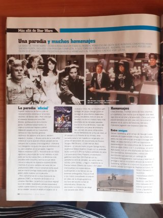 Revista star Wars fotoframas