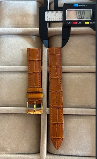 Correa para reloj Omega en piel 18mm