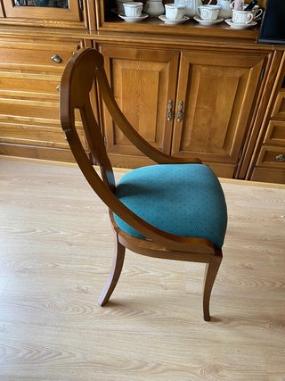 Mesa comedor y 6 sillas de roble