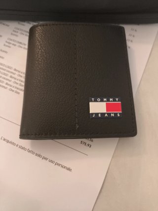 Portafoglio uomo Tommy Jeans nero