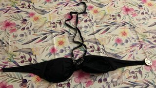 Top bikini donna nero