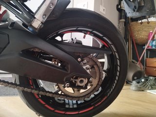 Pegatinas adhesivo perfil rueda para motos APRILIA