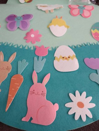 Huevo Fieltro Manualidades Pascua