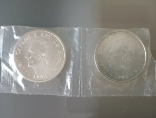 Lote Numismática: Monedas de Plata FNMT + Billetes