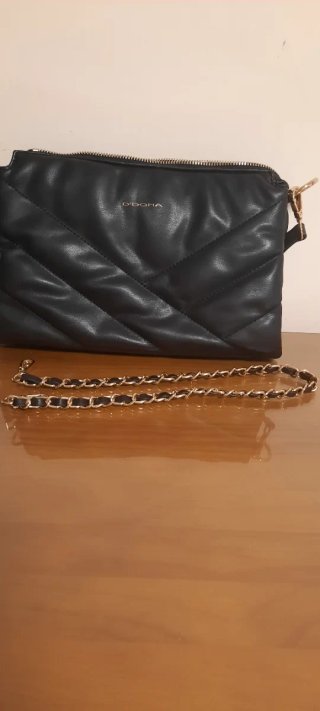 Bolso D'Dona Negro Acolchado