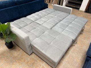 Sofá Reclinable Cama Grande Gris Nuevo