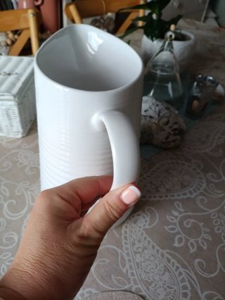 Jarra cerámica grande portuguesa artesanal.