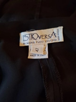 Pantaloni neri Estroversa Mario Pucci Cecconi