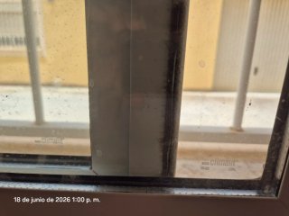 Ventana corredera aluminio blanca