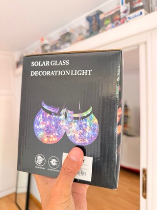 Lámpara Solar Decorativa Polar Glass