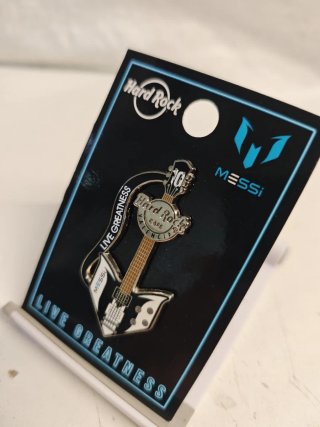 Pin Hard Rock Cafe Messi Guitarra