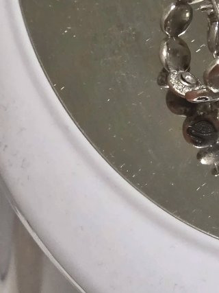 Pendientes aro color plata y circonitas