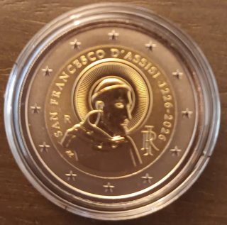 Moneda 2 Euros Conmemorativa de Italia 2026