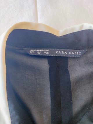 Mono corto camisa Zara Talla M