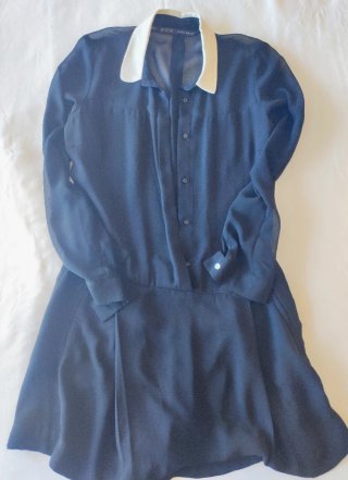 Mono corto camisa Zara Talla M