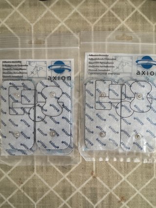 AXION 8 ELECTRODOS PARCHES COMPEX RECTANGULARES