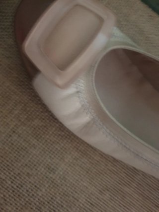 Bailarinas Hispanitas Piel Beige y Oro