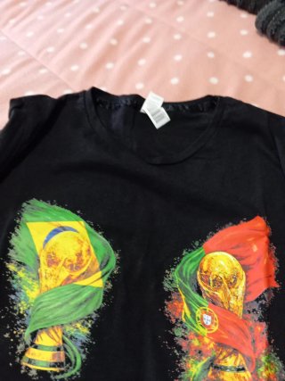 Camisolas Copa Mundial Brasil e Portugal