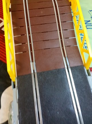 Scalextric Pista Cambio Rasante Badén Puente