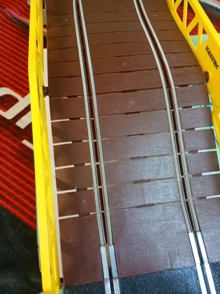 Scalextric Pista Cambio Rasante Badén Puente