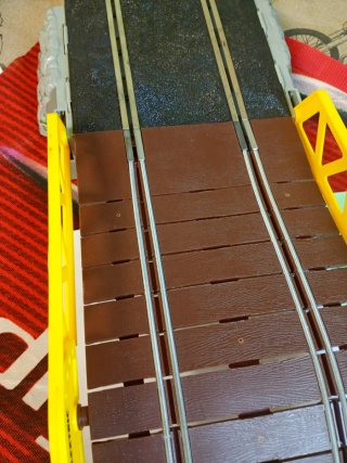 Scalextric Pista Cambio Rasante Badén Puente
