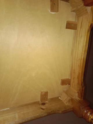 Mesa de madera rústica