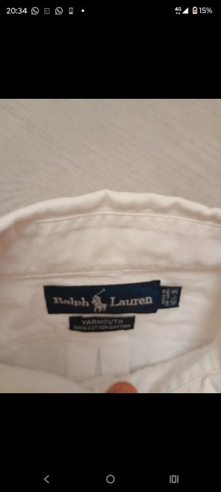 Polo Ralph Lauren Camicia Bianca Uomo