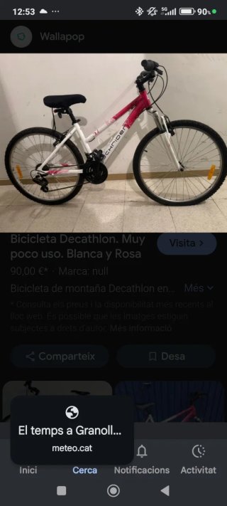 Bicicleta Camino y Paseo Mujer/Chica