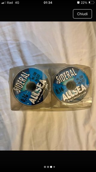 Lenza da pesca 0,16 SIDERAL ALLSEA