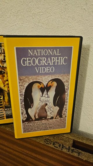 4 VHS National Geographic Documentales