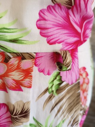 Vestido Hawaiano Vintage Estilo Retro