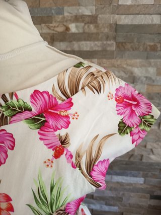 Vestido Hawaiano Vintage Estilo Retro
