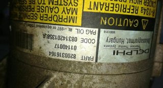 Compresor aire renault 258666 8200316164 megane ii