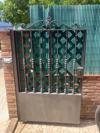 8 Rejas de forja para exteriores 1 cancela
