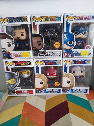 Lote Funko Pop Marvel
